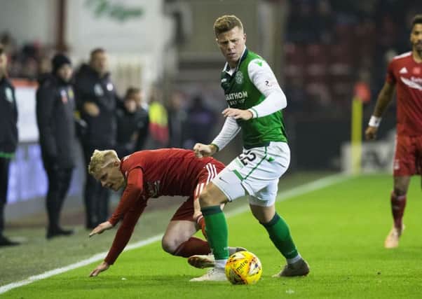 Florian Kamberi is happy to work hard for Hibs and see where it takes him