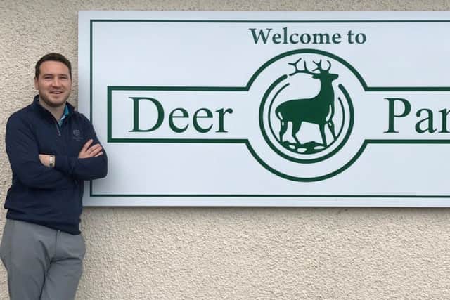 New Deer Park professional Iain Stoddart