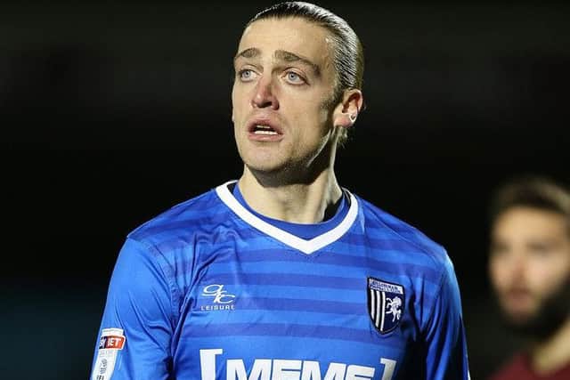 Tom Eaves has scored 30 goals in 69 games for Gillingham. Picture: Getty Images