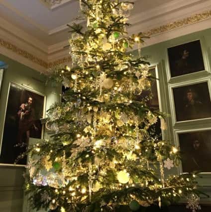 One of the trees from Green Fir Christmas Trees in Holyrood House