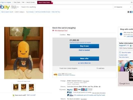 Many social media users were outraged to see how much eBay sellers were listing the soft toys for