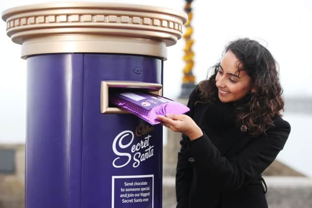 The public will be given the chance to send Cadbury chocolate to loved ones. Picture: Cadbury