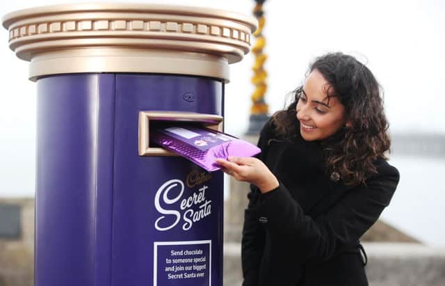The public will be given the chance to send Cadbury chocolate to loved ones. Picture: Cadbury