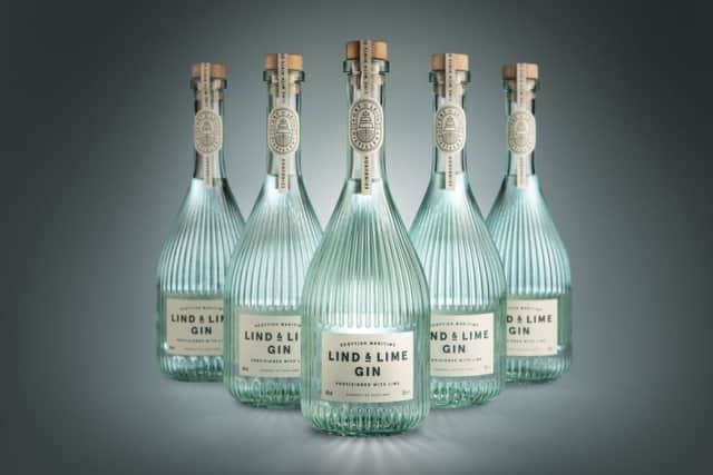Lind and Lime gin - named in honor of the Edinburgh doctor Dr. James Lind - who discovered a cure for scurvy.