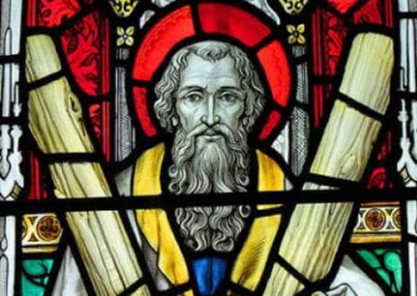 St Andrew, the patron saint of Scotland. PIC: Contributed.