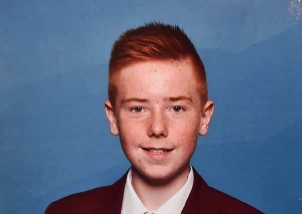 William Lindsay, 16, killed himself within 48 hours of being remanded into custody at Polmont. Picture: contributed