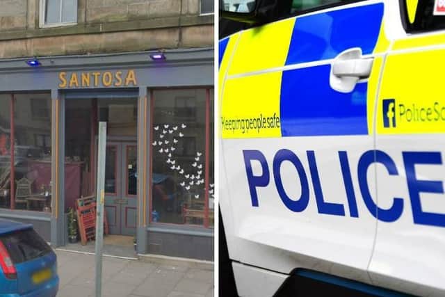 Property was stolen from Santosa Yoga Centre in Leith.