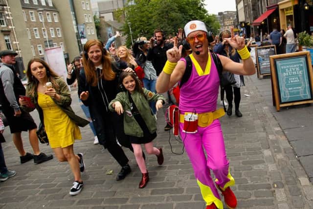 People in silent discos can start singing like nobodys listening  loudly and badly