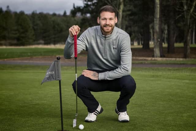 Martin Boyle took part in Hibs' Golf Day at Archerfield Links