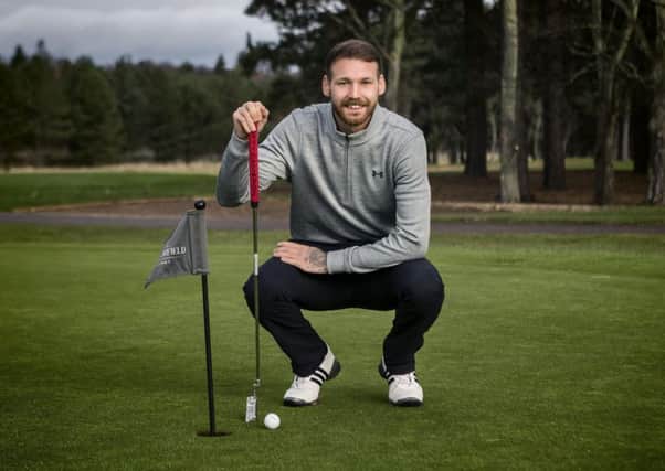 Martin Boyle took part at Hibs' annual golf day. Pic: SNS