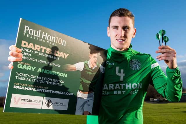 Paul Hanlon's testimonial darts day will be held at the Corn Exchange on Sunday, December 9 and will feature two-time world champion Gary Anderson