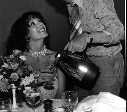 John Gibson with Joan Collins