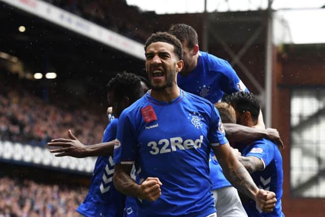 Rangers' Connor Goldson has claimed that there is a mutual dislike between Hearts and Rangers. Picture: SNS/Rob Casey
