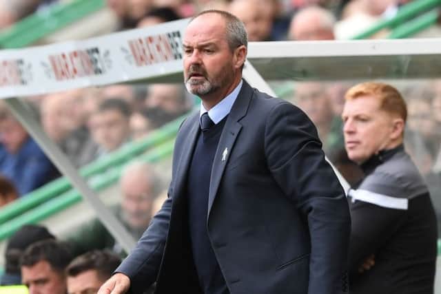 Steve Clarke looks on as Killie go down 3-2 to Hibs at Easter Road earlier this year. Picture: SNS Group