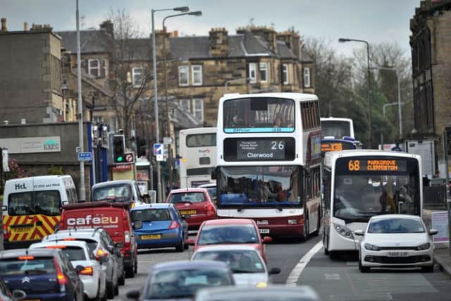 St John's Road has high levels of air polution caused by traffic. Pic: Steven Scott Taylor