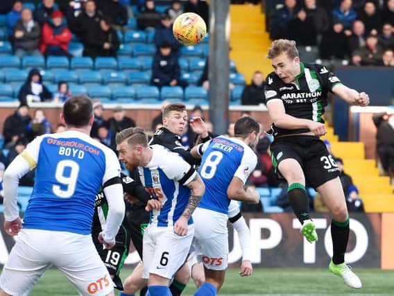 Ryan Porteous scored in the 2-2 draw at Rugby Park in February. Picture: SNS Group