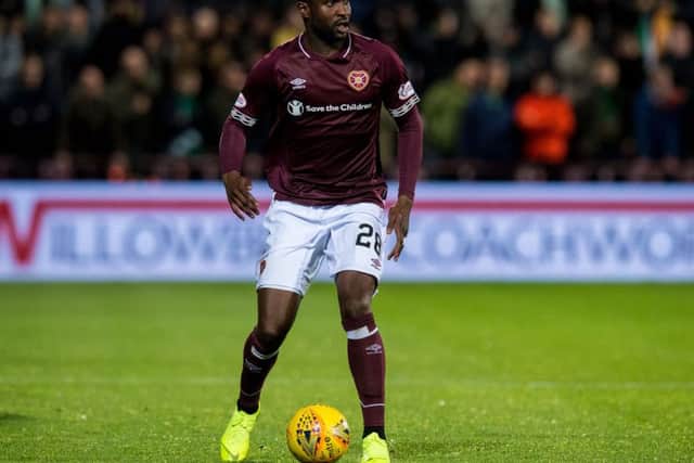 Clevid Dikamona wants to stay at Hearts. Picture: SNS/Ross Parker