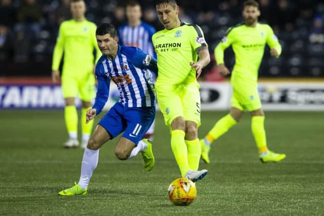 Hibs went down 3-0 at Rugby Park. Picture: SNS/Bruce White