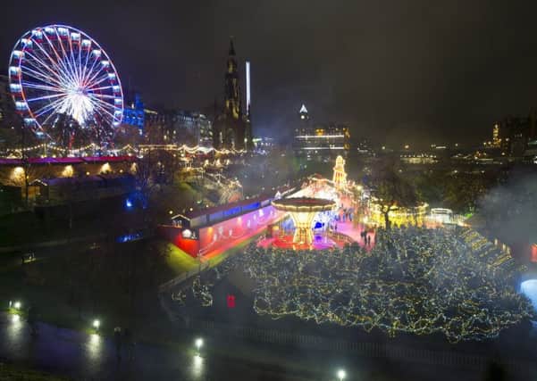 Edinburgh's Christmas Market at Princes Street and the Mound, is hugely popular with tourists and local residents alike. Picture: TSPL