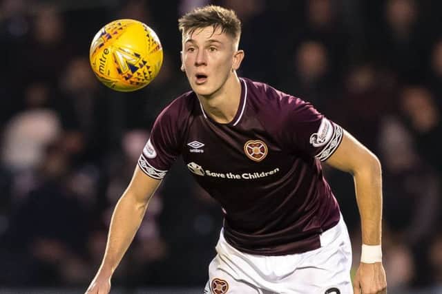 Jimmy Dunne has thanked the Hearts fans for support after his injury. Pic: SNS