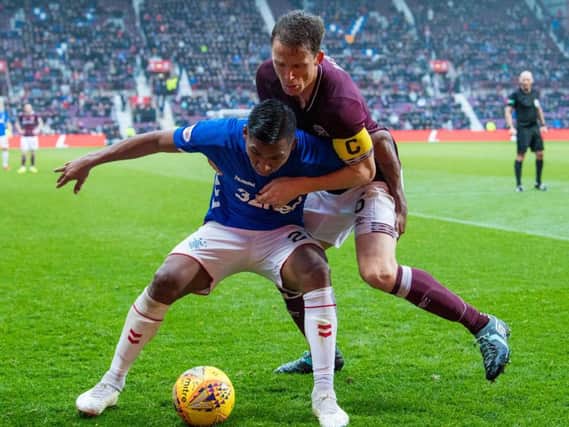Christophe Berra coped well in his duel with Alfredo Morelos.