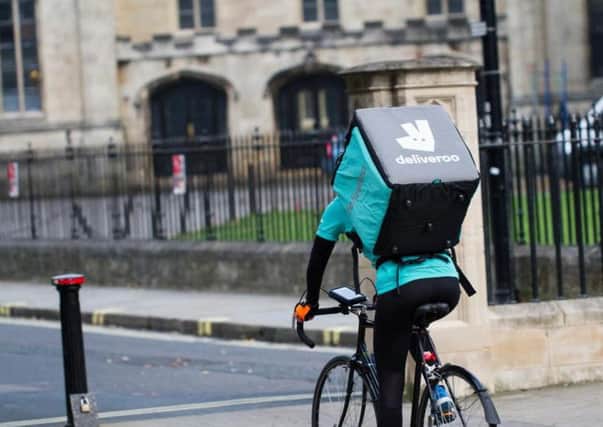 Deliveroo has sacked courier staff over 'fraud' days before Christmas.