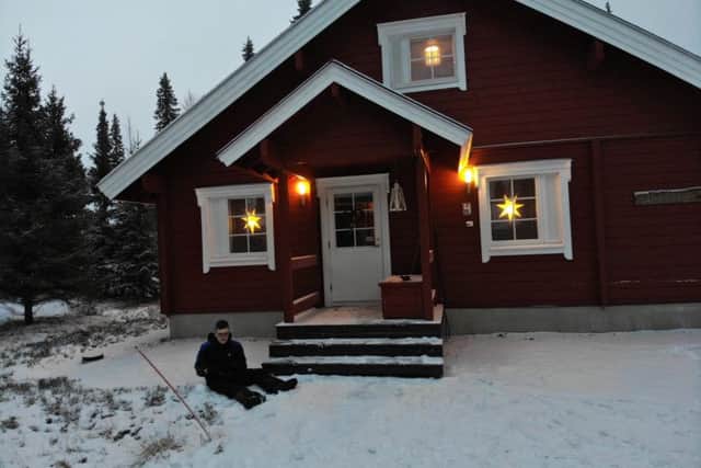 The two disabled children from Midlothian have been unable to make the most of their trip to Lapland in Finland.
