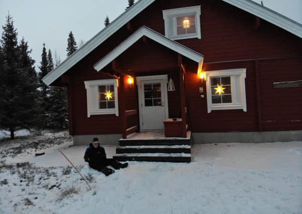 The two disabled children from Midlothian have been unable to make the most of their trip to Lapland in Finland.