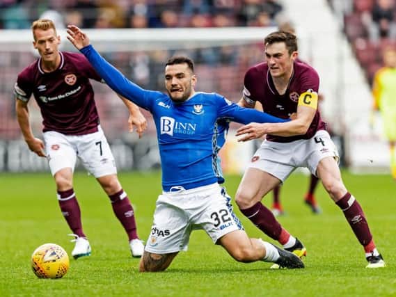 Hearts defeated St Johnstone they last time they teams met. Pic: SNS
