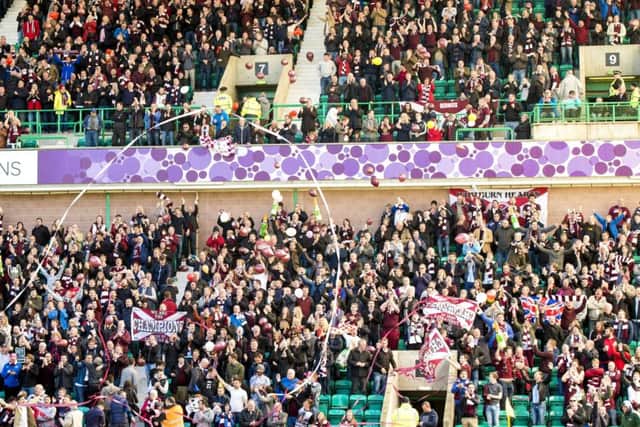 Hearts and Hibs fans have filled Tynecastle and Easter Road this season. Picture: SNS/Craig Williamson