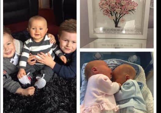 Jennifer Ure Stewart announces the birth of her twins
 Lucie Jean and Leo Luke 
following the tragic death of her son, Luke, earlier this year from cancer.