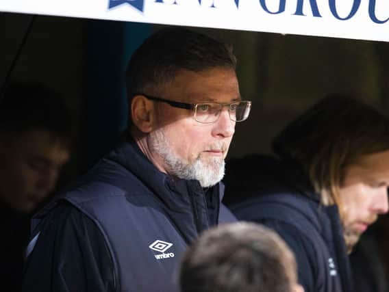 Craig Levein was unhappy with the penalty award against his team.