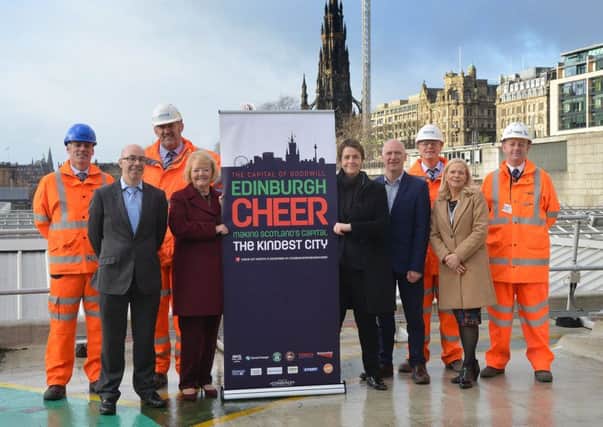 Network Rail is one of the Edinburgh Cheer partners spreading festive joy.