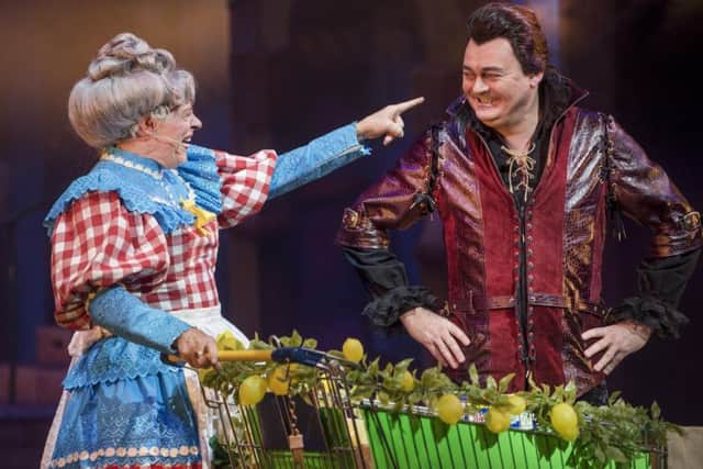 Grantt Stott and Allan Stewart star in Beauty and the Beast. Picture: Contributed
