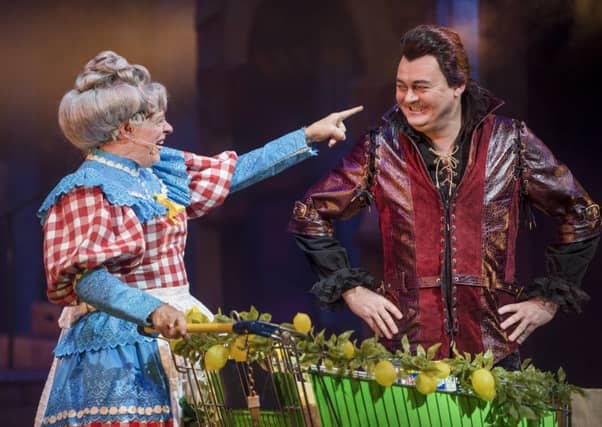 Grantt Stott and Allan Stewart star in Beauty and the Beast. Picture: Contributed