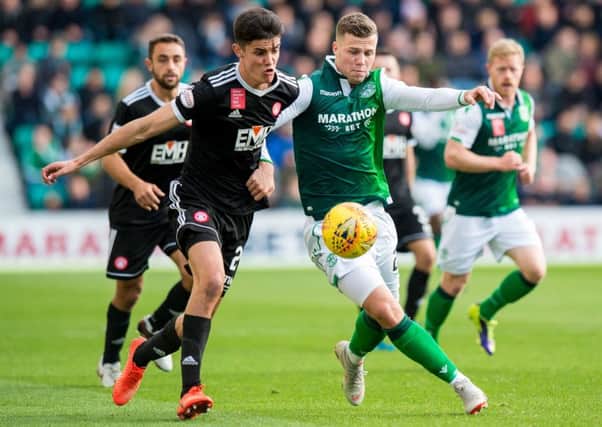 Hibs defeated Hamilton 6-0 at Easter Road when the sides last met. Pic: SNS