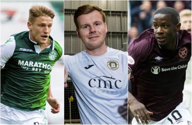 Edinburgh three league clubs are all in action today. Pictures: SNS Group