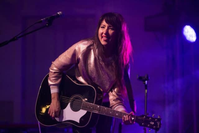 KT Tunstall performing at Kelvingrove Bandstand in Glasgow for the SocialBite 'Sleep in the Park'. PRESS ASSOCIATION Photo.