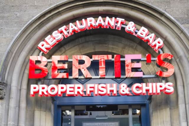 Bertie's Restaurant & Bar in Victoria Street (formerly Khushis ) opened on Monday.