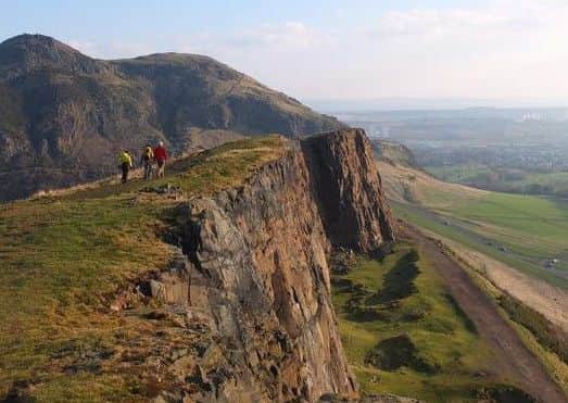 Arthur's Seat is the main peak of the group of hills in Edinburgh, described by Robert Louis Stevenson as "a hill for magnitude, a mountain in virtue of its bold design".