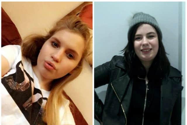 Crystal Jordan (left) and Bobbie Meikle (right) are thought to be together in either Edinburgh or Musselburgh.