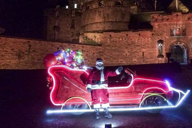 Sleigh car at Edinburgh Castle