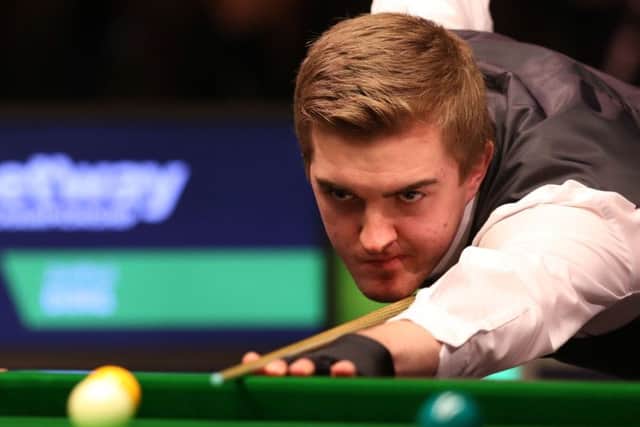 Ross Muir was in excellent form against Neil Robertson. Pic: TSPL