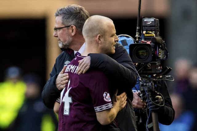 Craig Levein and Steven Naismith have a good relationship. Pic: SNS