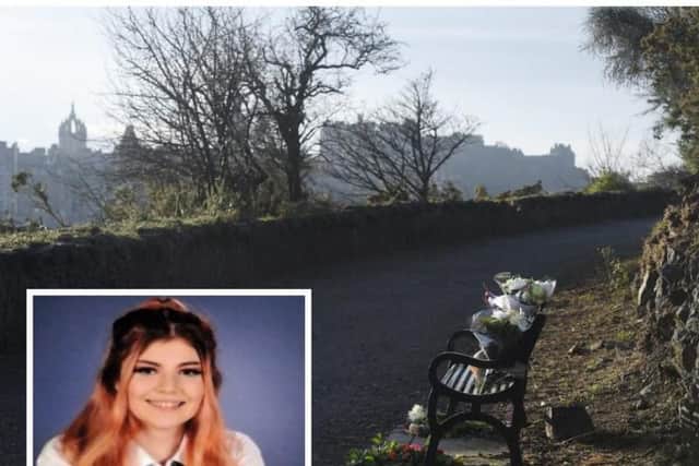 Mhari O'Neill's body was discovered on Calton Hill on Saturday morning