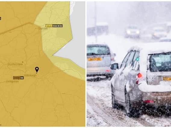 Snow and icy conditions are set to hit Scotland this weekend (Photo: Met Office/Shutterstock)