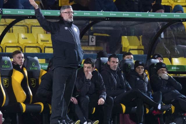 Craig Levein blasted his players after their 5-0 drubbing in West Lothian. Picture: SNS Group