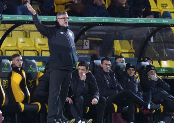 Craig Levein blasted his players after their 5-0 drubbing in West Lothian. Picture: SNS Group