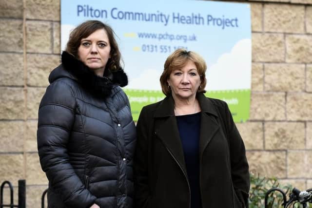 Pilton community Health Project co-ditrectors Jen Richards and Helen Scammel. Picture: Lisa Ferguson