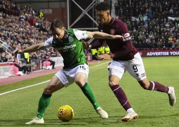 Hearts and Hibs played out a 0-0 draw at Tynecastle in October